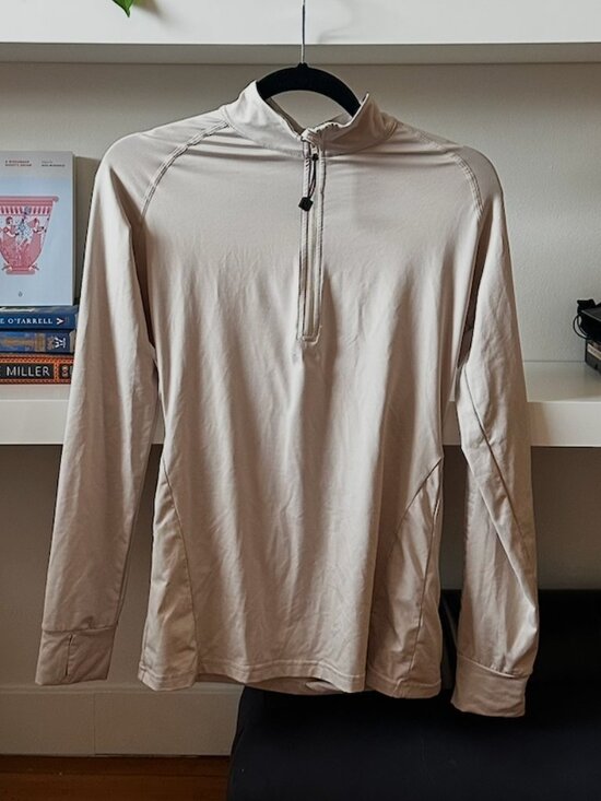 Blackheart Equestrian Tops - Blackheart Equestrian - Long Sleeve Base Layer - Stone